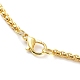 Golden Alloy Rhinestone Pendant Necklaces NJEW-P284-02G-3
