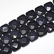 Synthetic Blue Goldstone Beads Strands G-S357-D02-19-1
