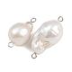 Подвески-капельки из натурального пресноводного жемчуга Кеши STAS-D378-13P-2