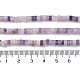 Natürliche lila Jade Perlen Stränge G-E612-A03-B-2