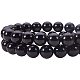 PandaHall Elite Natural Obsidian Beads Strands For Jewelry Making (1 Strands) Round G-PH0028-8mm-14-4