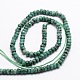 Chapelets de perles en rondelles en jade de Malaisie naturel teint G-E316-2x4mm-23-2