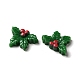 Weihnachtliche Cabochons aus undurchsichtigem Harz RESI-K019-39-3