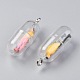 Ciondoli mini capsule di plastica KY-B001-01-2