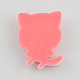 Scrapbook Embellishments Flatback Cute Cartoon Cat Plastic Resin Cabochons CRES-Q152-01-2