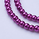 Glass Pearl Beads Strands HY-4D-B35-2
