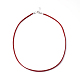 Faux Suede Cord Necklaces Making AJEW-E010-05-2.5mm-1