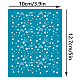 Olycraft 4x5 インチ流星粘土ステンシルポリマー粘土用シルクスクリーン流れ星シルクスクリーン印刷ステンシル非粘着性メッシュ転写ポリマー粘土イヤリングジュエリーメイキング DIY-WH0341-240-2
