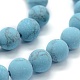 Chapelets de perles en turquoise synthétique G-P387-01-6mm-3