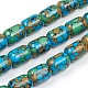 Chapelets de perles en turquoise synthétique TURQ-G153-01-10x14mm-1