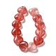 Cherry Quartz Glass Beads Strands G-K335-01G-2