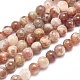Chapelets de perles de sunstone naturelle naturelles G-D0001-05-8mm-1