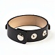 PU Leather Cord Bracelets BJEW-E350-12-3
