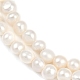 Нити из натурального культивированного пресноводного жемчуга PEAR-P064-19D-07A-4
