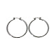 Серьги-кольца из нержавеющей стали 304 SQ4494-2-1