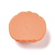 Pumpkin Opaque Resin Cabochons RESI-F031-05-3