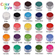 24 Color 12/0 Grade A Round Glass Seed Beads Sets SEED-PH0004-01-4