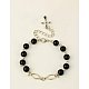 Bijoux de perles en verre fixe pour le chrétien: bracelets et boucles d'oreilles SJEW-JS00437-3