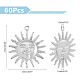 60 шт. подвески из нержавеющей стали 304 FIND-DC0006-38-2