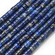 Natürlicher Lapislazuli Perlenstränge&nbsp;G-Z110-A38-2x4mm-2