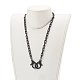 Personalized Opaque Acrylic Cable Chain Necklaces NJEW-JN03432-12-4