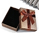 紙箱  ちょう結びに  長方形  サドルブラウン  9x7x3cm&nbsp;PW-WG2638A-03-1