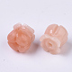 Perles de corail synthétiques CORA-R017-28-A04-4
