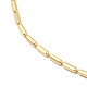 Ожерелье из латунной колонны с шариковой цепочкой для женщин NJEW-F311-03G-2