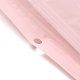 長方形のプラスチック包装のジップロック袋  ウサギ柄トップセルフシールポーチ  ピンク  24.8x26x0.01~0.15cm  片側の厚さ：2.5ミル（0.065mm） OPP-D004-03A-3