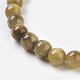 Natürliche Gold Tigerauge Perlen Stränge G-C076-6mm-1AA-3