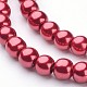 Glass Pearl Beads Strands HY-6D-B73-2