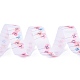 Ruban de satin de polyester imprimé joyeuse fête des mères simple face OCOR-L044-01B-3