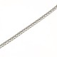 304 Stainless Steel Curb Chain/Twisted Chain Necklace Making STAS-A028-N108P-2