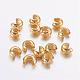 Brass Crimp Beads Covers KK-H290-NFG-NF-1