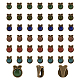 Amuletos deslizantes de aleación pandahall elite PALLOY-PH0001-58AB-1