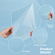 Présentoirs de boucle d'oreille en acrylique transparent rectangle EDIS-WH0029-92-4