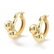 Round Rack Plating Brass Hoop Earrings for Women KK-Z038-04G-1