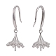 925 orecchino pendente in argento sterling rodiato STER-L057-043P-2