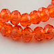 Transparent Glass Beads Strands X-GLAA-R135-2mm-21-1