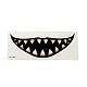 10 pz 10 stile halloween pagliaccio horror bocca tatuaggi temporanei rimovibili carta faccia adesivi corpo AJEW-G048-02-3