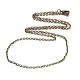 Fabbricazione della collana della catena del cavo di ferro NJEW-JN01385-04-2