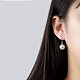 Craftdady 75pcs 15 style 304 en acier inoxydable perle cap pendentif bélières STAS-CD0001-15-6
