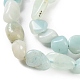 Натуральный цветок амазонитовые бусины пряди G-P497-01C-27-4