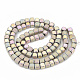 Chapelets de perles en hématite synthétique sans magnétiques G-N0318-39-E-2