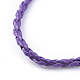 Cuerda de collares de cuero de imitación NCOR-R026-8-3