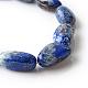 Lapis lazuli perles synthétiques brins G-R356-12-2