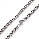 201 Stainless Steel Box Chain Necklace for Men Women NJEW-P268-A41-1X5-3