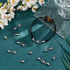 20Pcs 2 Style Stainless Steel Lobster Claw Clasps FIND-AB00043-2