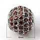Perles de cubes zircone en laiton  X-ZIRC-D009-04P-1