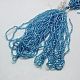 Electroplate Glass Beads Strands EGLA-F009-A04-2